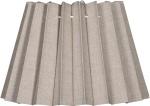 Faltschirm uni grau beige Leinenstruktur E14 B